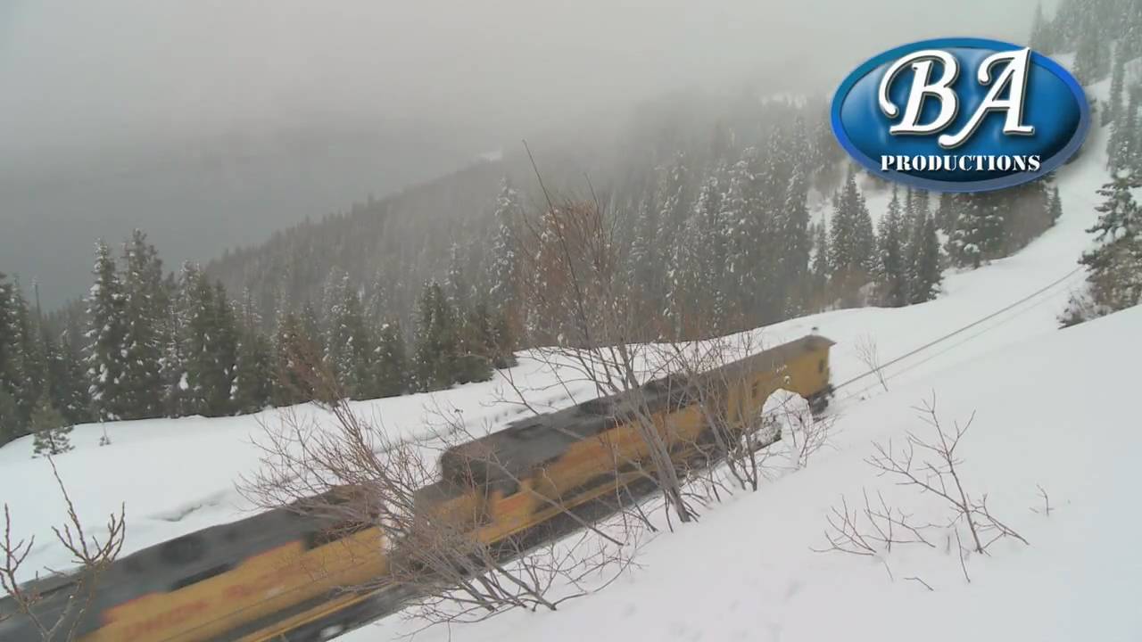 Winter Operations on Donner Pass 2010 YouTube