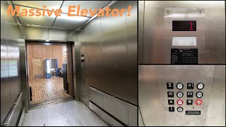 AMAZING MOTOR | Huge Unknown Hydraulic Elevator | Woodman’s | Madison, WI