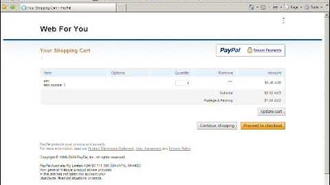 Create Online Shop using Paypal, PHP and Dreamweaver