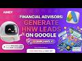 How Financial Advisors Can Generate HNW Leads on Google (Compliantly)