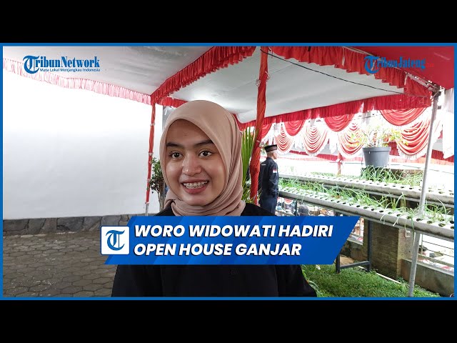 Penyanyi Woro Widowati Hadiri Open House Ganjar di Tawangmangu class=