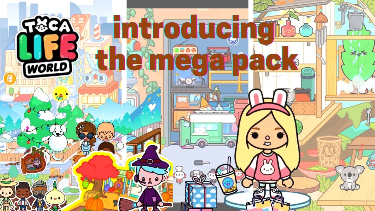 Getting the MEGA PACK in Toca Life World TOCA BOCA MEGA PACK YouTube