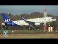 Beautiful SAS A320 NEO landing on 05L at Manchester #sas @flysas