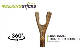 Long Hazel Thumbstick Country Walking Stick screenshot 5