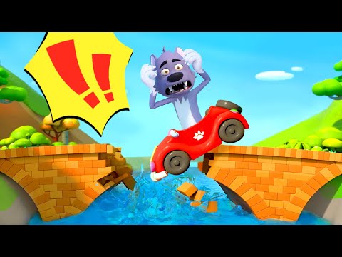 monster-truck-rescues-london-bridge-|-vehicle-for-kids-|-kids-songs-|-kids-cartoon-|-babybus