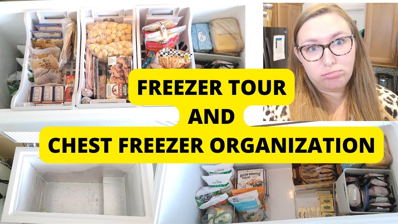 FREEZER TOUR/EASY DEEP FREEZER DECLUTTER AND ORGANIZATION/CLEAN WITH ME