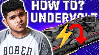 How To Undervolt Your GPU (What is Undervolting and Should You do it)