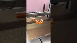 Mini traffic cone using numakers withe filament and wol3d orange filament #3dprinting