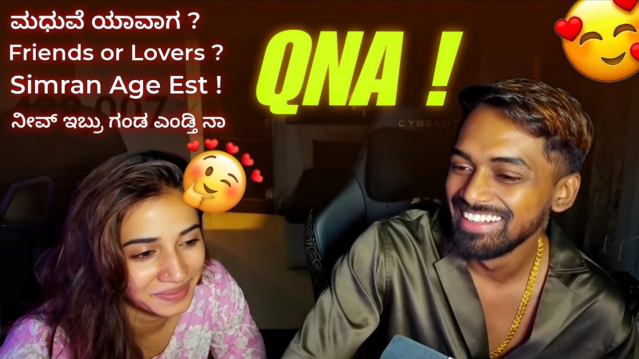 QNA in Live stream 😍 GodL SMR and Simran Funny Reaction ❤️