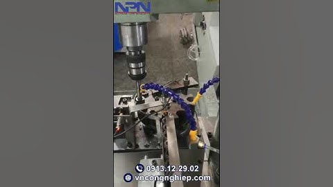 Cơ cấu cấp phôi tự động, máy taro đai ốc tự động