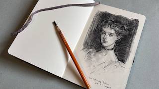 Sketchbook: Study of Eva by JS Sargent