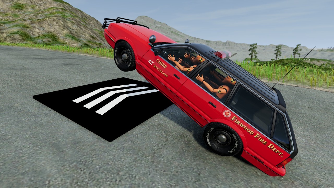 instant 1110 MPH Acceleration  Which BeamNG Car Survives the Farthest? #06