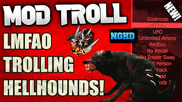Black Ops 2 Mod Troll! Subscribers React To Modded HELL HOUNDS! (HILARIOUS!)