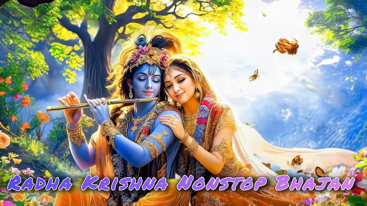 Radha Krishna Morning Bhajan | Divine Nonstop Krishna Bhakti Songs | Peaceful Bhajan ~ Lofi Bhajan
