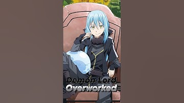 Rimuru Admits the Truth About Being a Demon Lord #shorts #tensura #rimuru #animefacts #explained