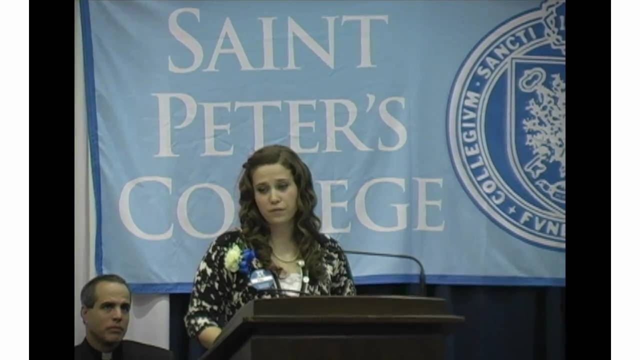 Mae Sorbo Speaks at Open House - YouTube Saint Peter's University
