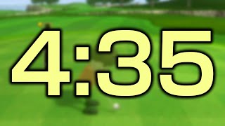 Wii Sports Golf 9 Hole Game Speedrun in 4:35