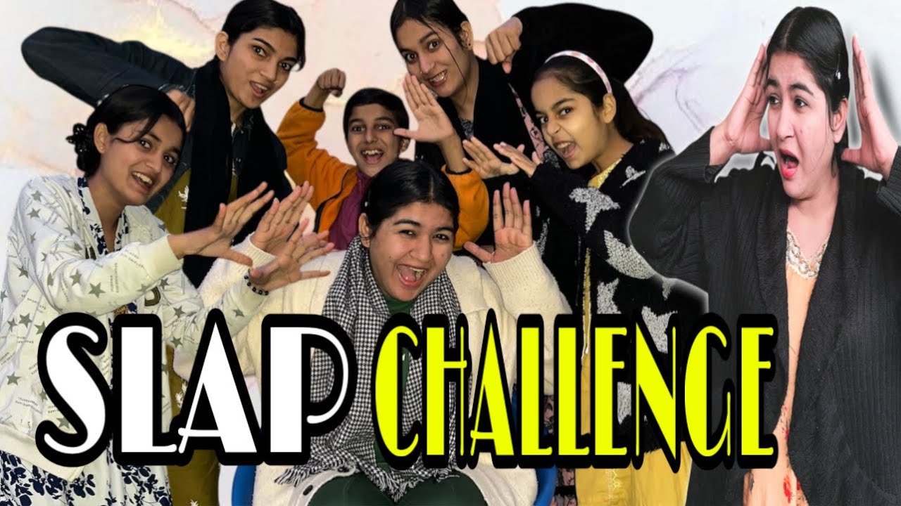 Slap challenge ✌️😎| Bhoat maza aya 😜| Enjoy vlog with Hira 😎✌️