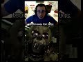 bro ran away 😂 #fnaf3 #horrorgaming #jumpscares #funny