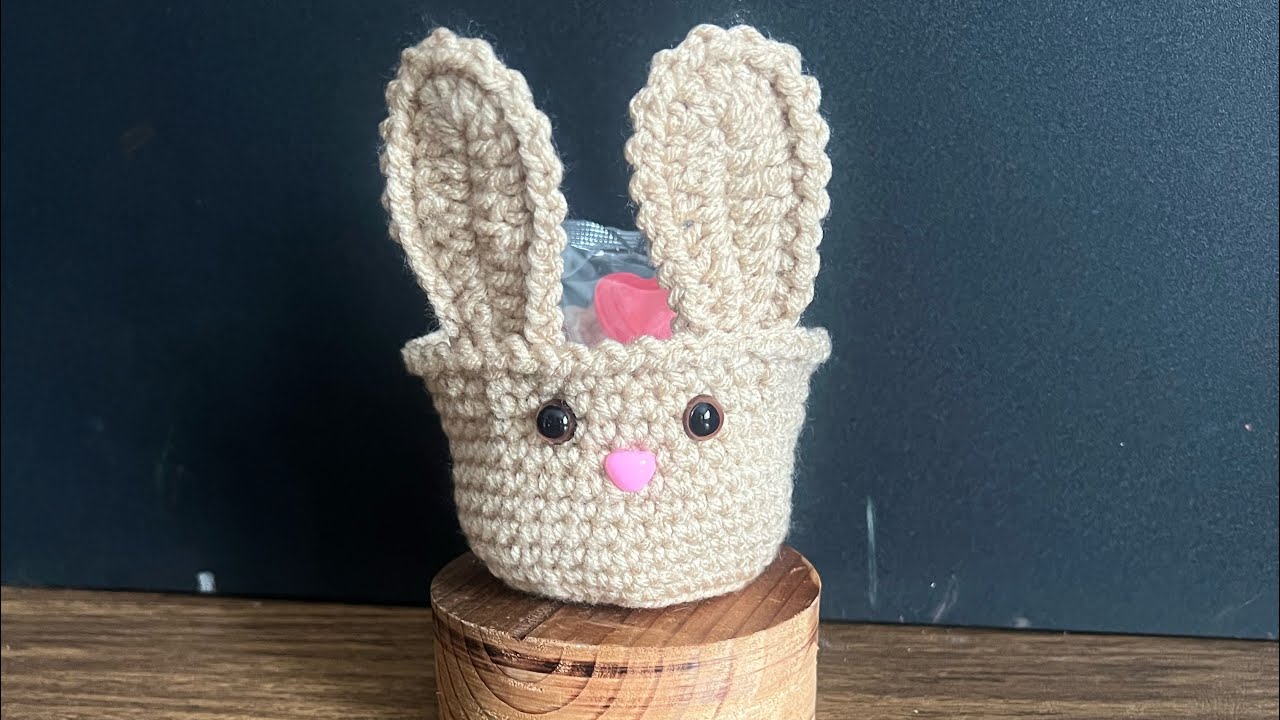 Canasta 🧺  🐰 paso a paso para dulces 🥰🧶
