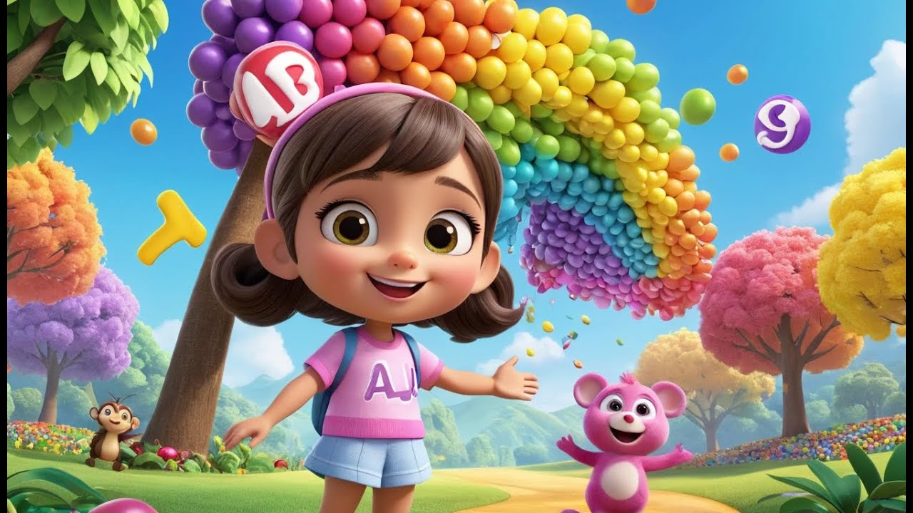 🦁 Candyland Zoo ABC Song 🍬🔤🎶 | Fun Alphabet & Learning Song for Toddlers