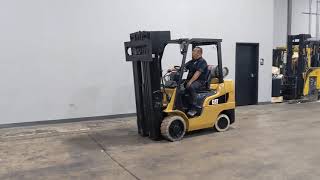 2010 Caterpillar 2C6000 6000lb Cushion LPG Forklift STK 9004