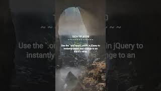 jQuery Input Event Trick | 2025-12-16 | #Shorts #dotKey #cybersecuritytips #codinghacks