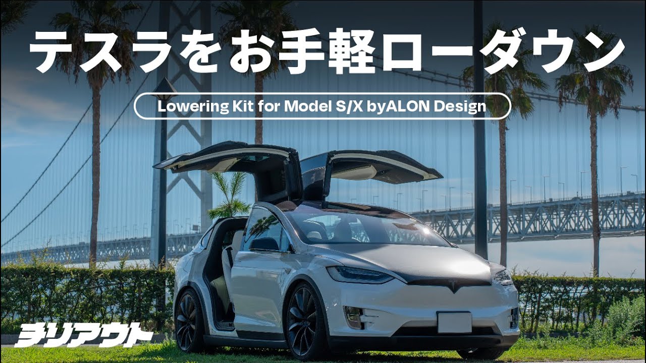 テスラ　モデル3 TESLA VOGTLAND ダウンサス　ローダウン TESLA Model3 × Eibachダウンサス