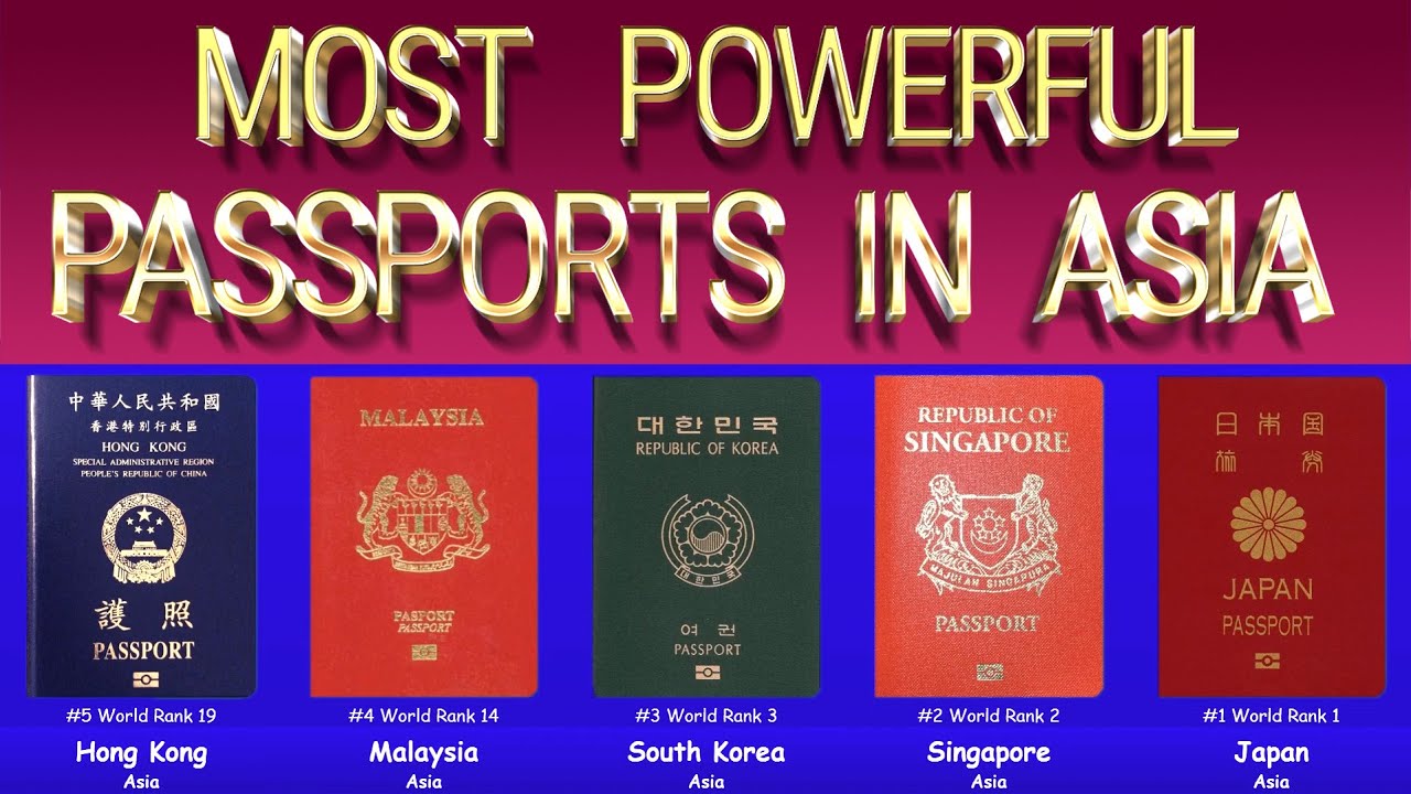 Three Asian passports are most powerful in the world