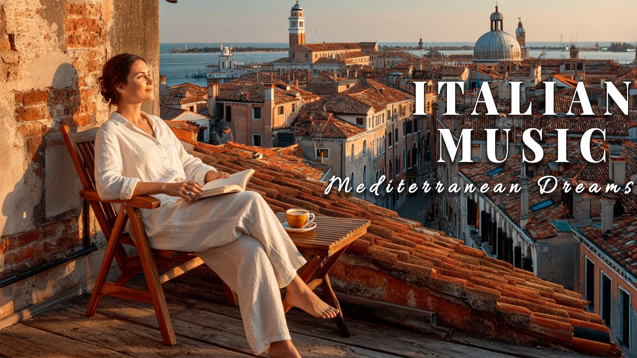 🎶 Italian Vibes & Mediterranean Music 🎶 2+ Hours Scenic Amalfi Coast & Lake Como Relaxation 4K