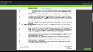 Exclusive Tenant Brokerage Agreement Commercial ETBC (Nizz Realty Inc. Tutorial)