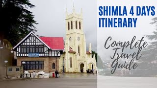 Shimla Itinerary 2022 | Shimla 4 Days Itinerary | Kufri | Narkanda | Mashobra | By Heena Bhatia