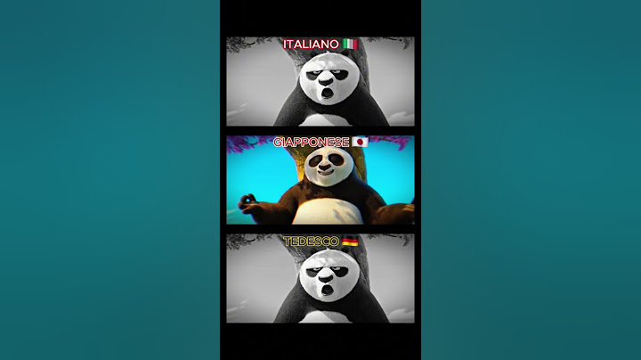 🐼 Kung Fu Panda e la meditazione in 3 lingue diverse (PARTE 2) 😂🔥