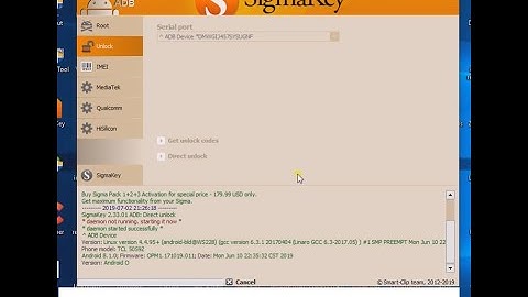 Unlock Alcatel 5059z SigmaKey