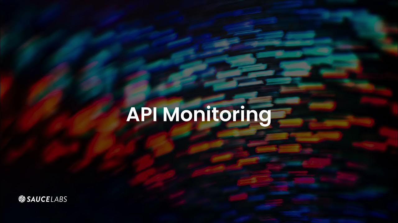 Sauce Labs API Testing and Monitoring Demo Video YouTube