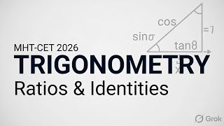 TRIGONOMETRY - RATIOS AND IDENTITIES MHT-CET ONE-SHOT | #mhtcet2026 #mhtcet #mhtcetmaths #maths