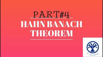 Hahn banach theorem in functional analysis | REAL SPACE | PART#4