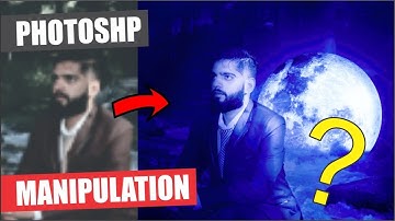 Moon Manipulation I Photoshop Tutorial I Mr Design 1995