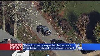 State Trooper Stabbed By Suspect After Chase In Western Mass.