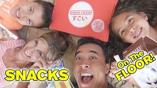 WE'RE MOVING!!! Eating Japanese Snacks on the Floor! Japan Crate screenshot 4