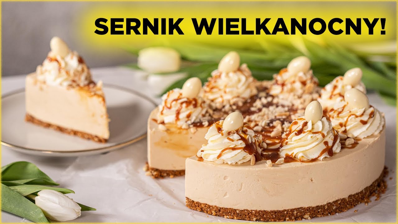 SERNIK na zimno o smaku SOLONEGO KARMELU! Idealny na Wielkanoc | Sugarlady