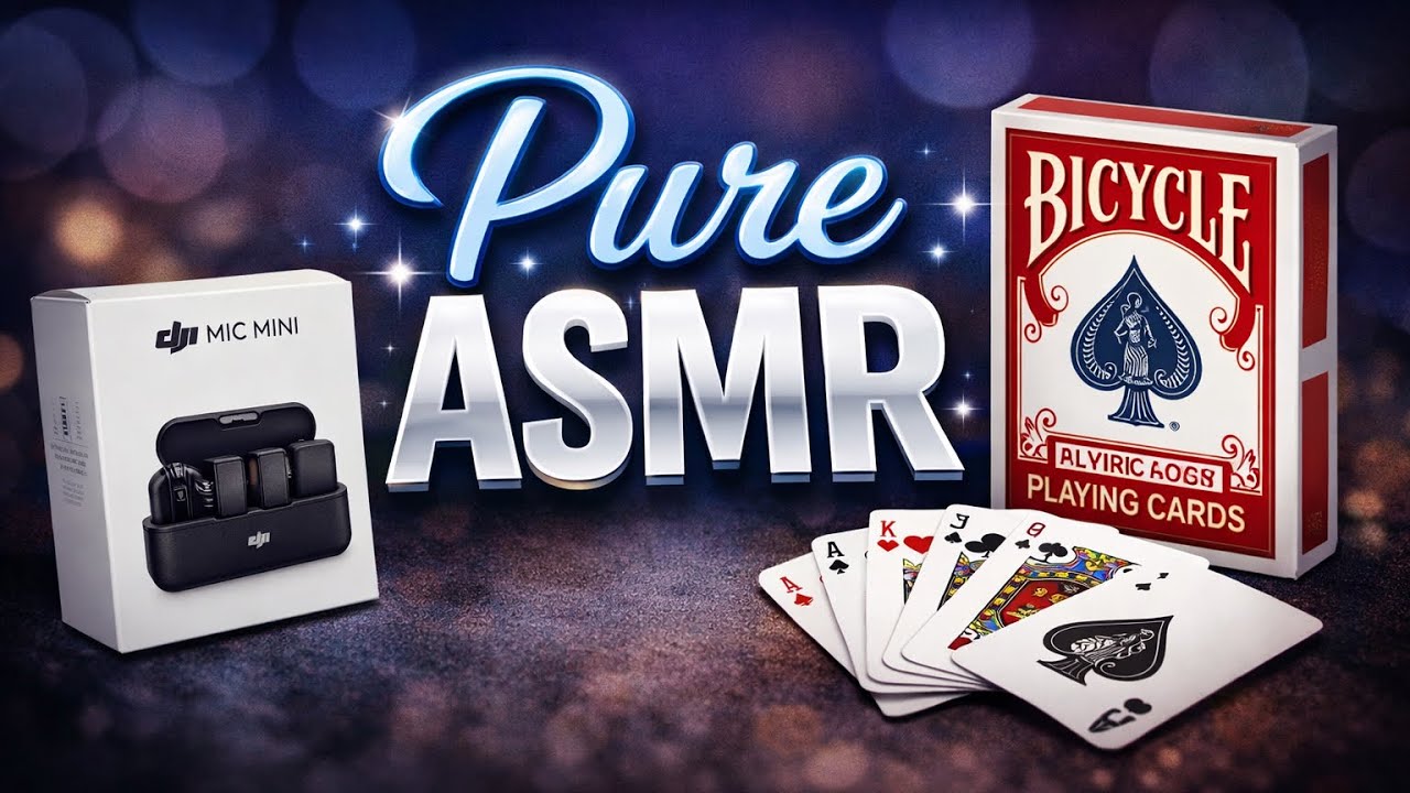 ASMR Card Trick | and Unboxing DJI MIC Mini