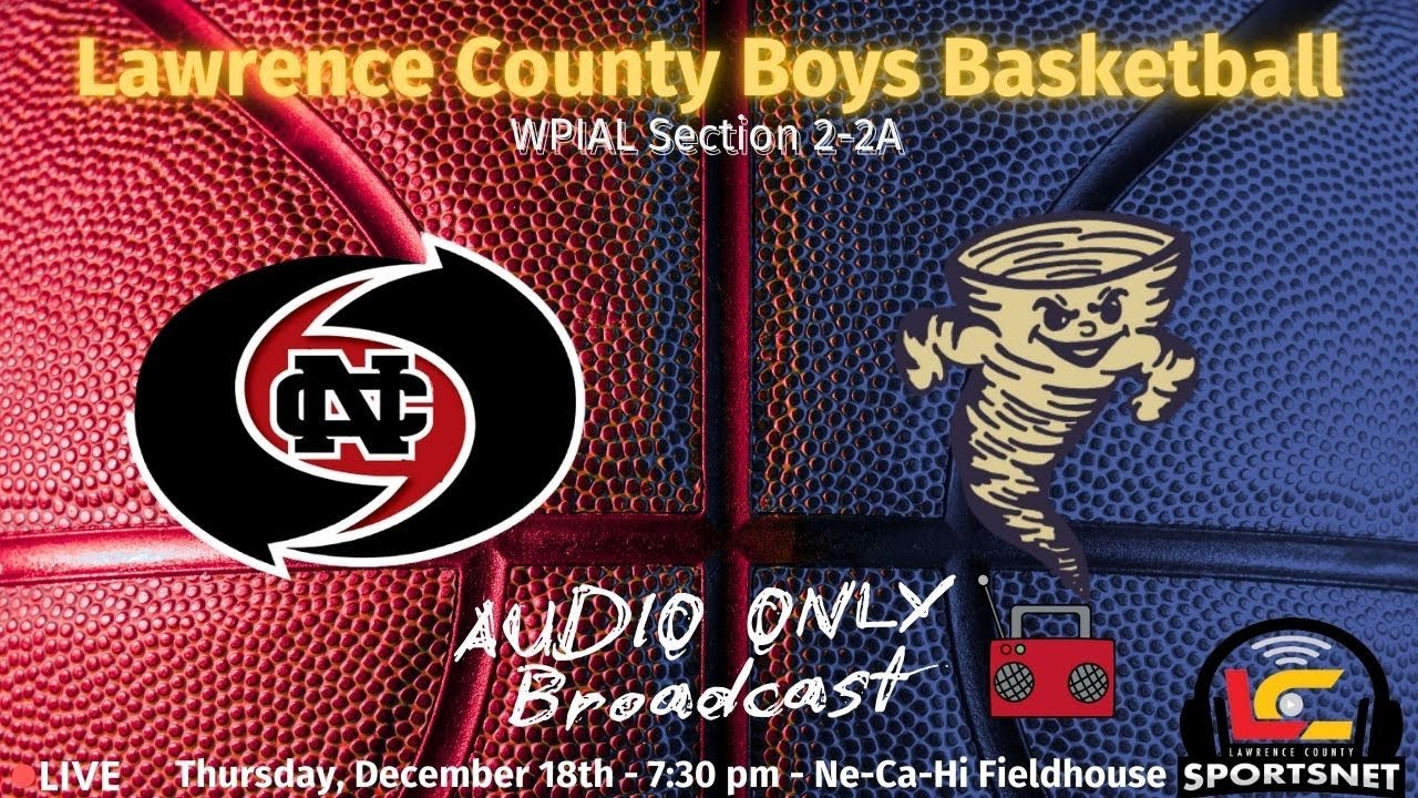 New Castle Red Hurricanes vs. Butler Golden Tornado - Boys Basketball - WPIAL Sec.1-6A - Dec.18,2025