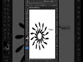 Satisfying Flower Logo Design 🌼 #shorts #adobeillustrator