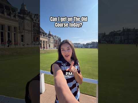 Can I get on THE OLD COURSE?? #golf