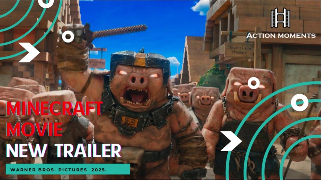 MINECRAFT MOVIE (2025) – OFFICIAL TRAILER! The legendary game comes to ...