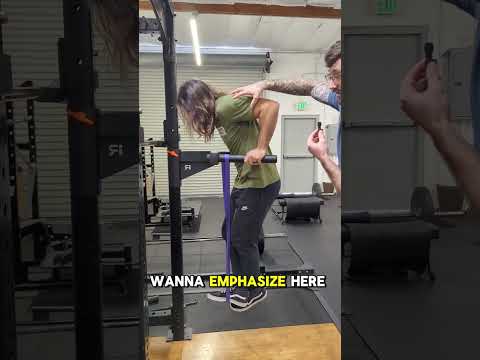 Dips bother your shoulders? Try band-assisted dips!