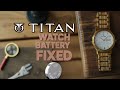 Titan Watch Not Working? Replace Battery at Home in Minutes! ⏱️🔋 | Easy DIY Guide