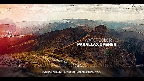 Watercolor Parallax Opener (After Effects template)