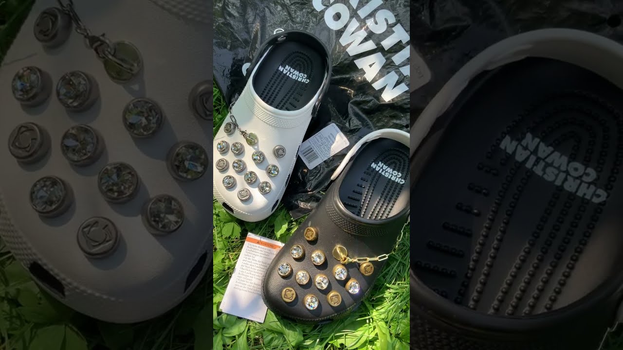 CHRISTIAN COWAN Yin-Yang Bling Crocs Classic Clog.